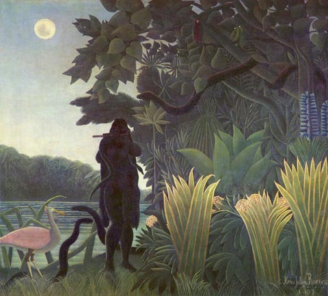 Henri Rousseau 1844-1910, The Snake Charmer, 1907